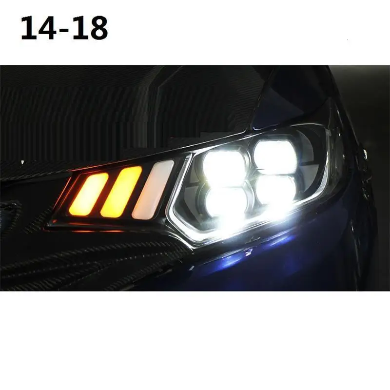 Дневной аксессуар для бега автомобилей Led авто Стайлинг запчасти Внешние фары Задние Автомобильные фары в сборе для Honda Fit