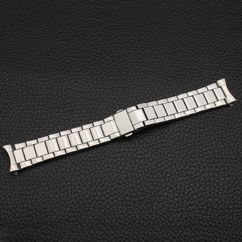 

Watch Accessories Watch Band Stainless Steel Watch Band Clean Steel Bracelets MEN'S Watch with 20 Mm Boud Edage Belt Arc Mouth W