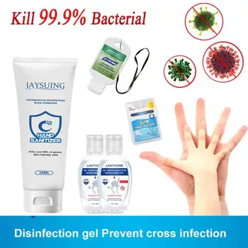 

50ml Nano Silver Ion Disinfection Gel Anti-germs Hygiene Deep Cleaning Supplies Disposable No Wash Sanitizer Hand Soaps TSLM1