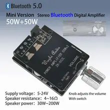 ZK 502L MINI 5,0 Bluetooth Verstärker Bord Drahtlose Audio Digital Power 2x50W Dual Channel Stereo Amplificador