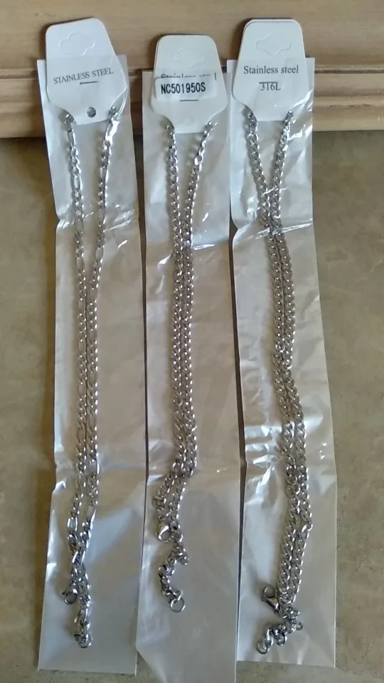 LUXUKISSKIDS Gold Chain Necklace For Men Women 5mm/7mm Stainless Steel Necklaces Set Long Chain For Jewelry Making Wholesale