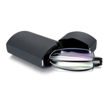 

Hot Folding Reading Glasses Eyeglass With Case Women Men Blue Light Blocking Reading Magnifying Presbyopic Glasses +1.00~+4.00