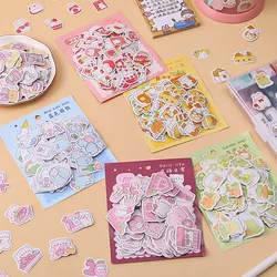 200pcs/pack Cartoon Cute Bear Bag Stickers Hand Account Material Diary Decoration Journal Scrapbooking Seal Sticker Stationery