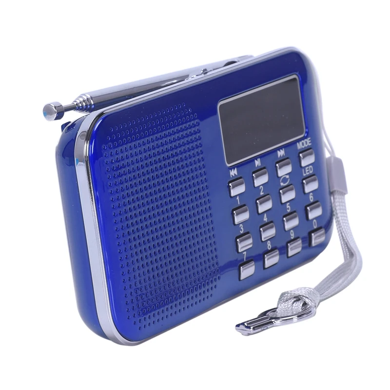 Мини Радио FM Портативный цифровой динамик USB Micro SD TF карта Mp3 музыка Lettore