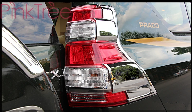 Для Toyota Land Cruiser Prado LC150 FJ150- хромированный задний фонарь Накладка аксессуары для стайлинга автомобилей