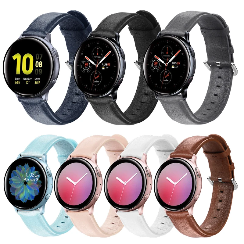 Ремешок для часов Gera S3 22 мм 20 Samsung Galaxy Watch 46 42 S2 Active2 Huawei watc GT 2 ремешок из натуральной