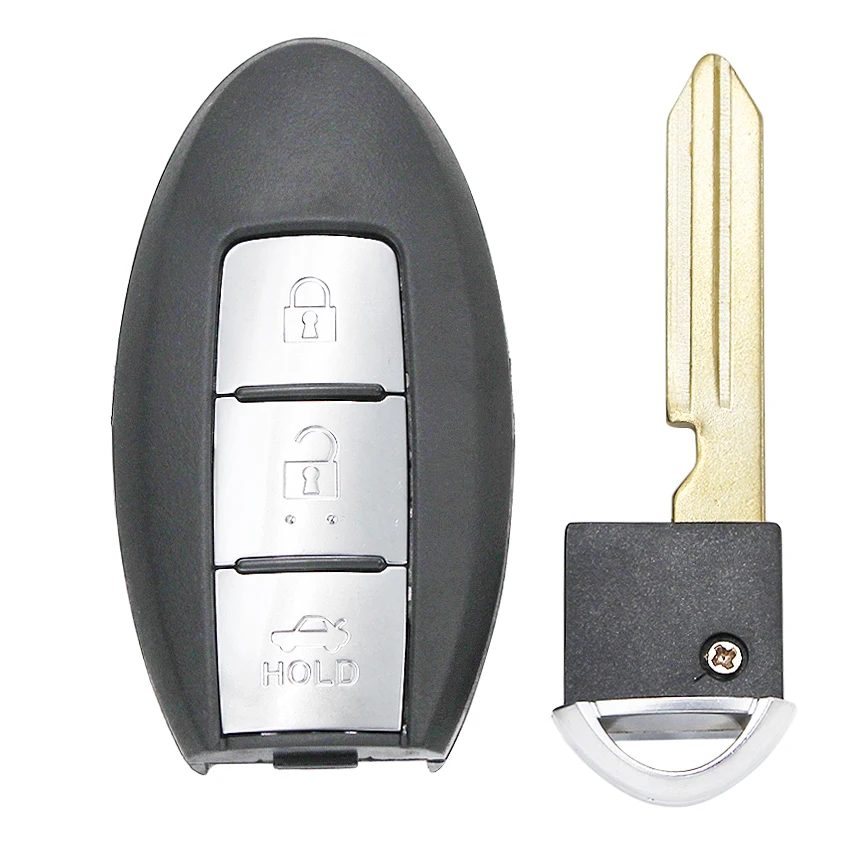 3 кнопки дистанционного ключа чехол оболочки умный корпус для ключей от автомобиля Uncut Blade для Nissan Altima Maxima Murano Sentra 370Z Pathfinder Rogue