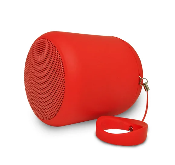 Мини Портативный bluetooth динамик сабвуфер Беспроводная колонка бас звук стерео сабвуфер Fm радио Handsfree Tf карта Usb Mp3 плеер - Цвет: Красный
