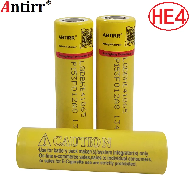2500mAh Li-lon аккумулятор HE4 18650 3,7 V power перезаряжаемые батареи Макс 20A, 35A разряда для LG для электронной сигареты