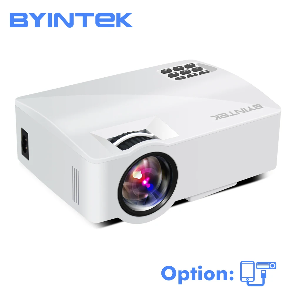 BYINTEK SKY L5 домашний кинотеатр микро HD светодиодный портативный видеопроектор| |