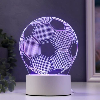 

Lamp "Football ball", powered by a network, 10.5 × 13 × 20.5 cm