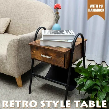 

Nordic High Foot Nightstand Wooden Bedside Table With Drawer Organizer Storage Cabinet Fashion Mini Desk Bedroom Furniture