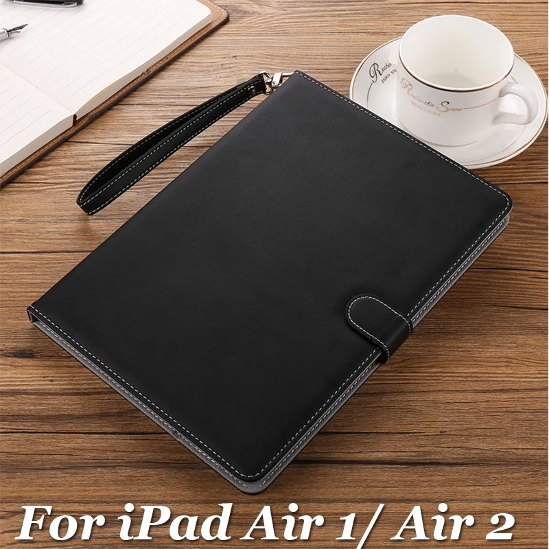Ремешок Coque для iPad Air 1 2 Чехол A1474 A1566 из искусственной кожи авто режим сна