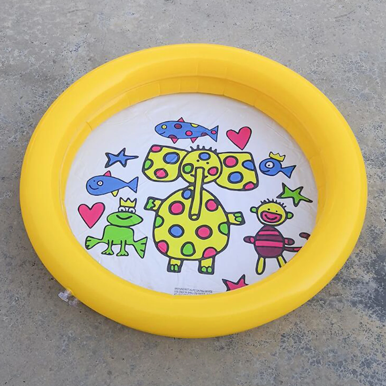 PVC Round Kids Inflatable Swimming Pool Baby Bath Tub Family Summer Indoor Outdoor Garden Backyard Water Fun Toy Tub Durable