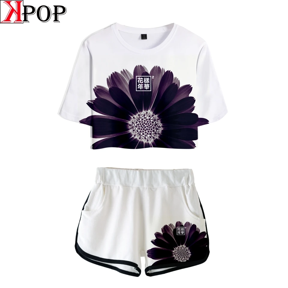 Комплект из двух предметов Bangtan In the Mood for Love футболка с коротким рукавом и 3D