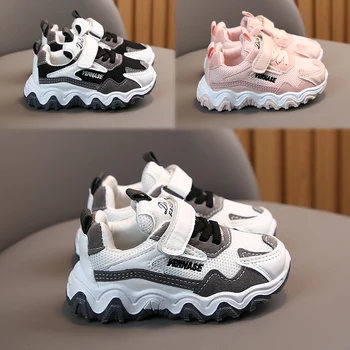 

Spring Children Mesh Sports Shoes Breathable Outdoor Shoes Korean Training Breathable Boy Shoes Net Shoes Anti-Slippery Sneakers