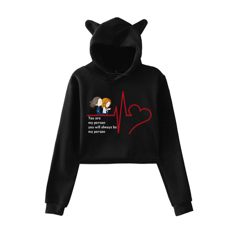Harajuku Swearshirt, женский укороченный топ, толстовка, серый анатомический свитер, розовые толстовки, Весенняя уличная толстовка, женские топы с длинным рукавом - Цвет: 902-1