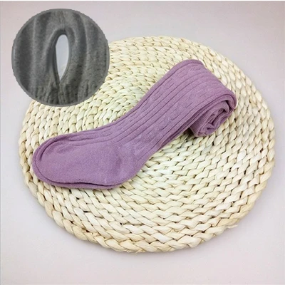 open Crotch Колготки для новорожденный младенец колготки для маленьких девочек Теплые хлопковые колготки на осень-зиму детские чулки для маленьких мальчиков и девочек - Цвет: open Crotch