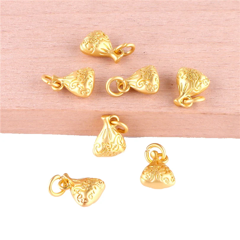 23397 lucky bag 10х цинковый сплав амулеты монета золотого цвета Животные растения амулеты кулон для DIY модное ожерелье ювелирные изделия Аксессуары для изготовления браслетов - Окраска металла: 23397 lucky bag