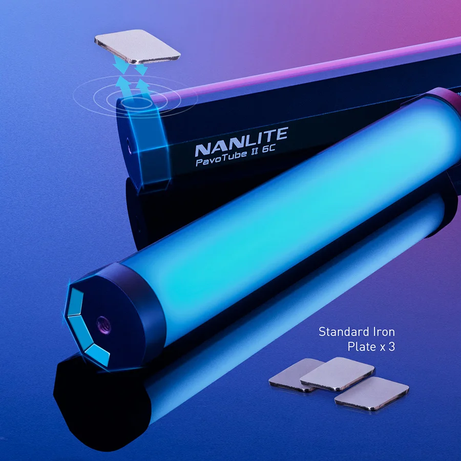 Tubo de Luz Nanlite Pavotube Rgb Suave Portátil Handheld Fotografia Iluminação Vara Cct Modo Fotos Vídeo Nanguang ii 6c Led - Image 3