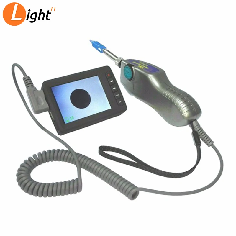 Fiber Optic MicroScope Fiber Optic Connector Inspection Video Inspection Probe and Display 400X Probe
