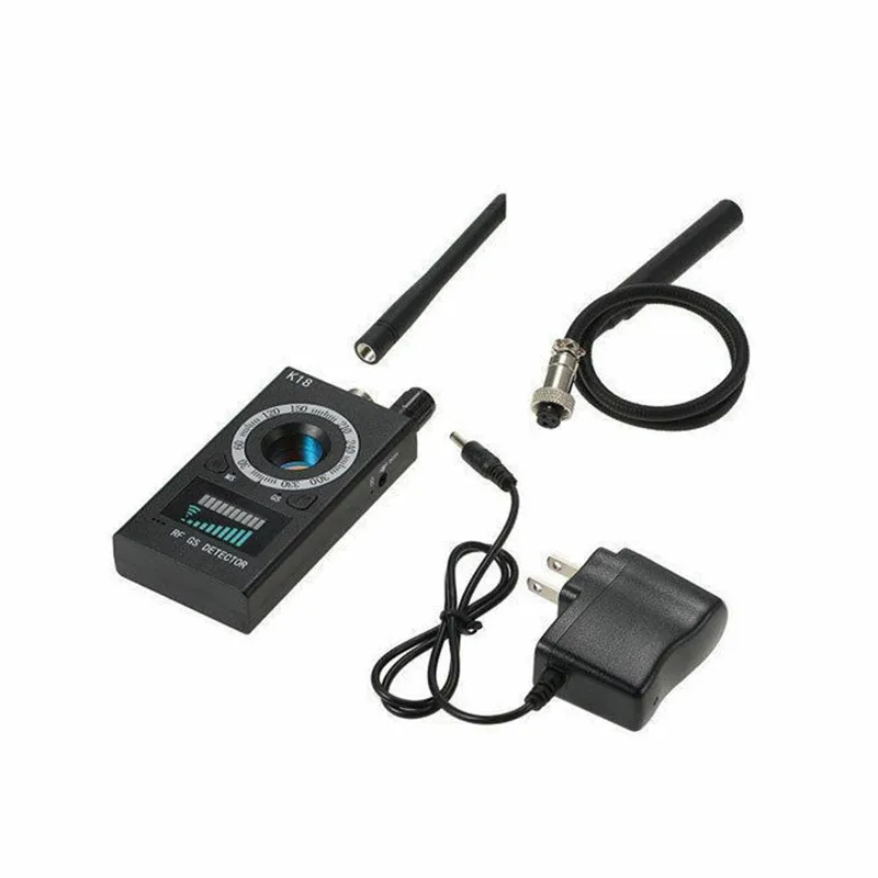 Детектор камеры gps сигнал объектив RF трекер K18 Многофункциональный GSM аудио ошибка искатель обнаружения беспроводные продукты 1 МГц-6,5 ГГц r60