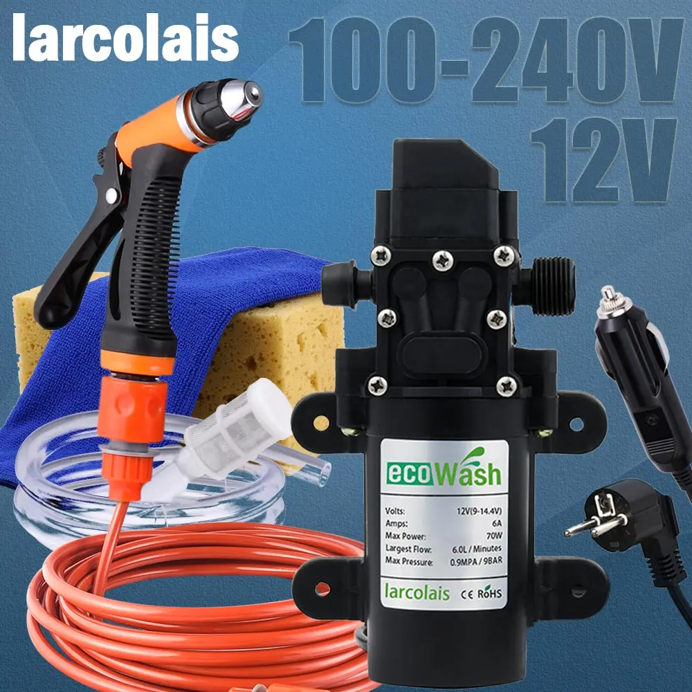 Car Wash 12V Car Washer Gun Pump High Pressure Cleaner Car Care