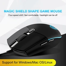 CHYI, цветная, светодиодный, с подсветкой, игровая мышь, проводная, Usb, компьютерная, игровая, оптическая, PC Mause, эргономичная, 3200 dpi, мини, 3d, игровая мышь для ноутбука