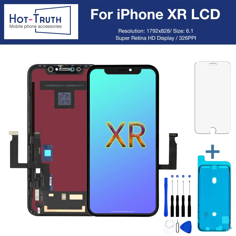 Digi-Top OEM lcd для iPhone XR сенсорный экран дисплей в сборе 1:1 oled-экран Замена протестированный TFT дисплей для iPhone XR