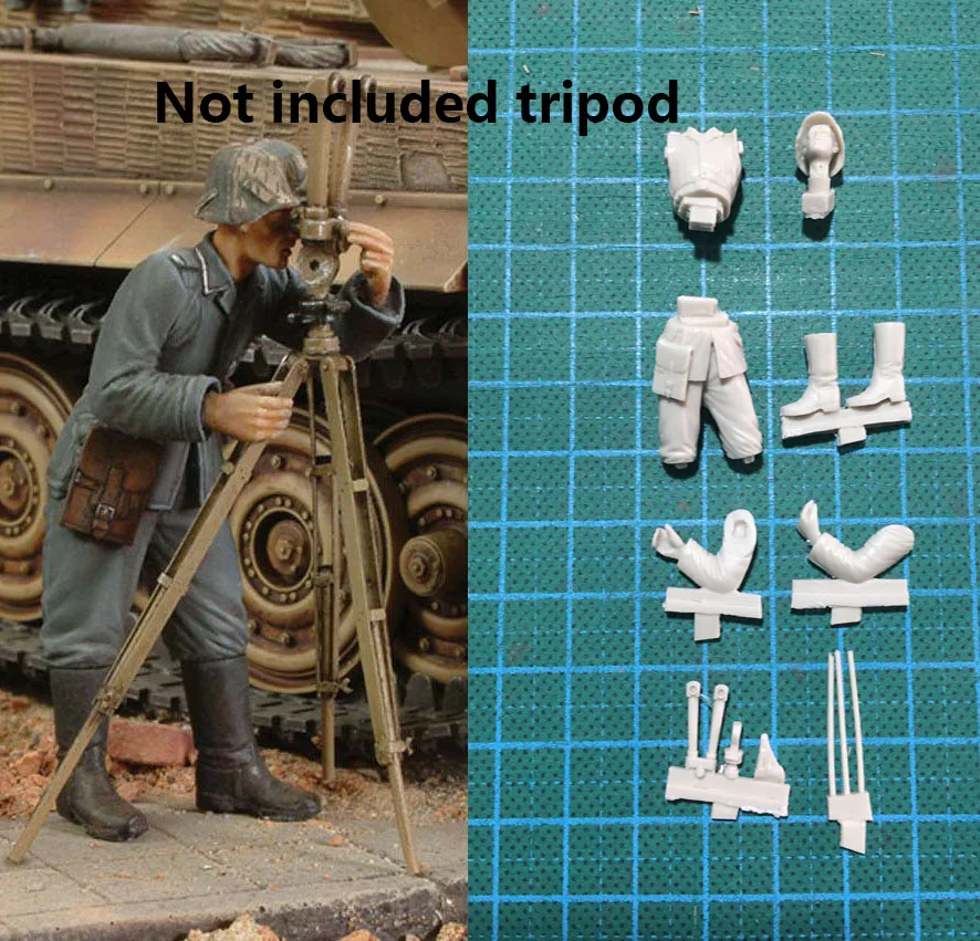 1/35 солдат наблюдал (без штатива) Набор для создания фигуры из смолы|Наборы сборки
