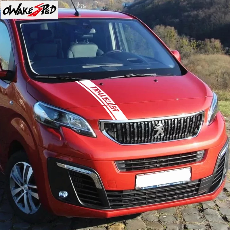 Наклейки на капот автомобиля в полоску для Peugeot | Автомобили и мотоциклы