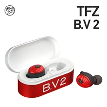 TFZ/B. V2 TWS Ture беспроводные наушники Bluetooth 5,0 с чехол для зарядки, 3D стерео звук наушники с двойным микрофоном