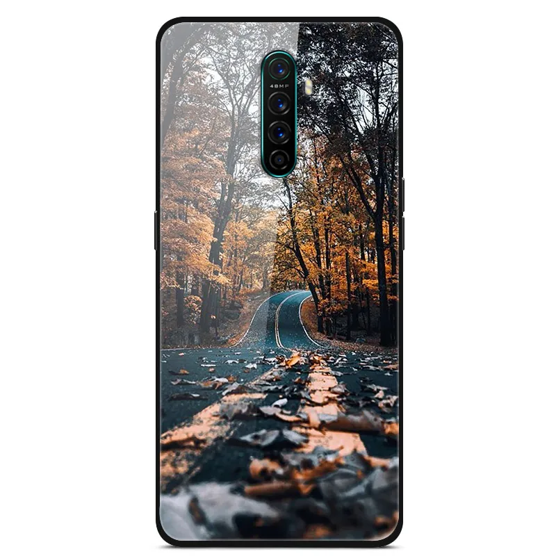 Для OPPO Reno Ace чехол Закаленное стекло Печатная задняя крышка Жесткий чехол для Coque OPPO Reno Ace Чехлы для телефонов RenoAce 6." Бампер - Цвет: 15
