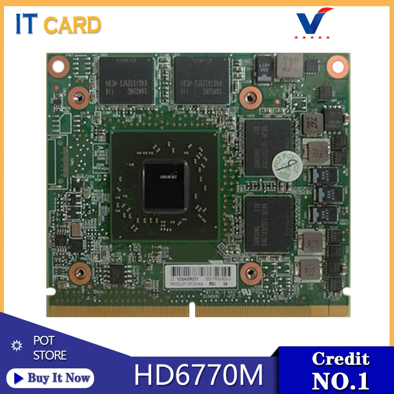 Видеокарта для ноутбука HP EliteBook 8560 Вт 8760 FirePro M5950 HD6770M HD6770 HD 6770M 216-0810001 DDR5 1G VGA |
