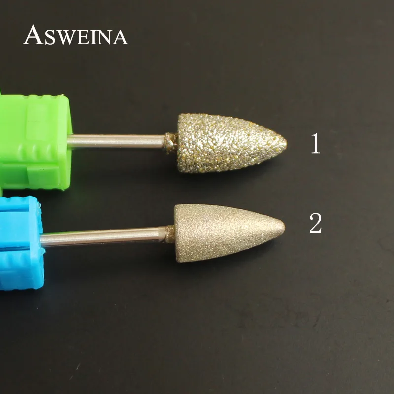 ASWEINA, 1 шт., алмазное сверло 3/32 дюйма для ногтей, резак для кутикулы, электрический аппарат для маникюра, аксессуары для педикюра, инструменты для ногтей