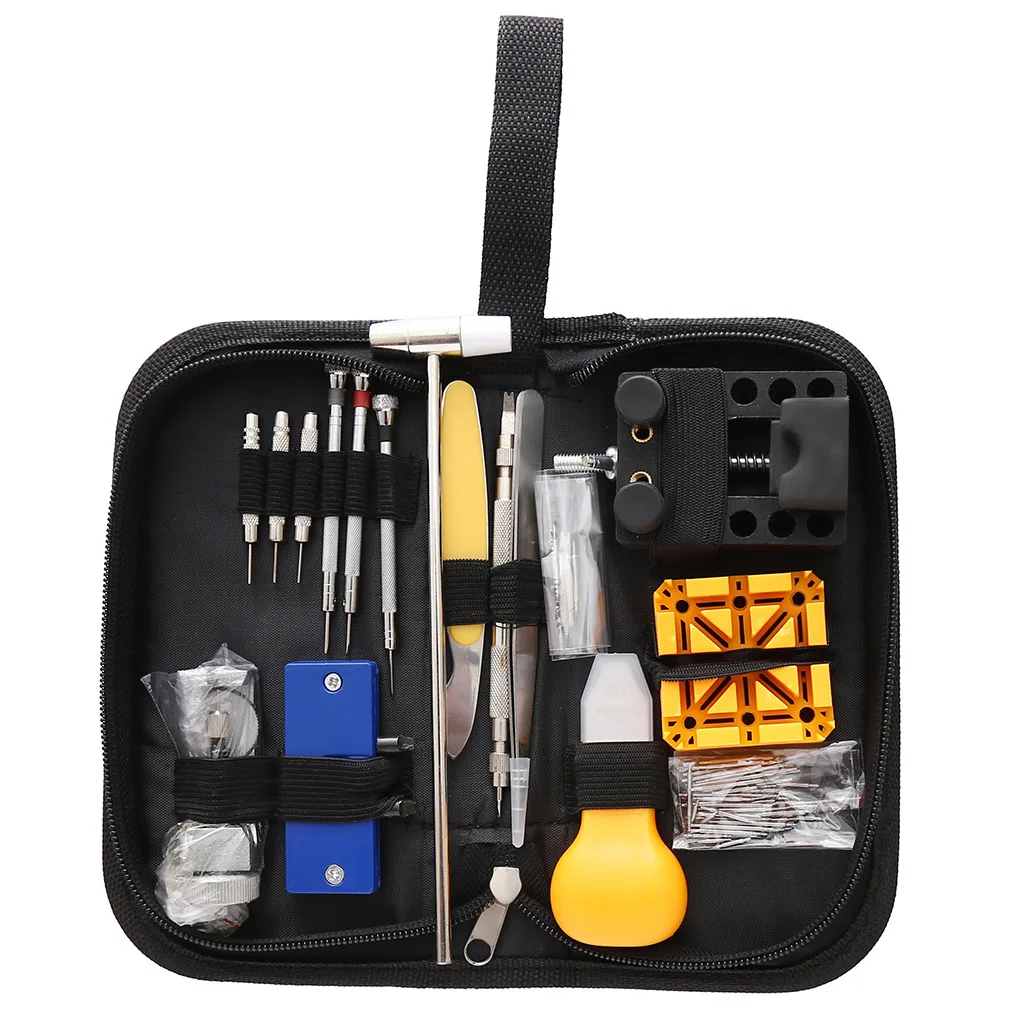 

Household Watch Repair Tools 130 Pieces Set Watch Changing Battery Daily Use Tool Replacement Watch Strap Tool