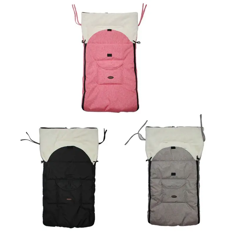 

Baby Sleeping Bag Infant Winter Stroller Thick Warm Envelope Sleepsacks Footmuff Y51E