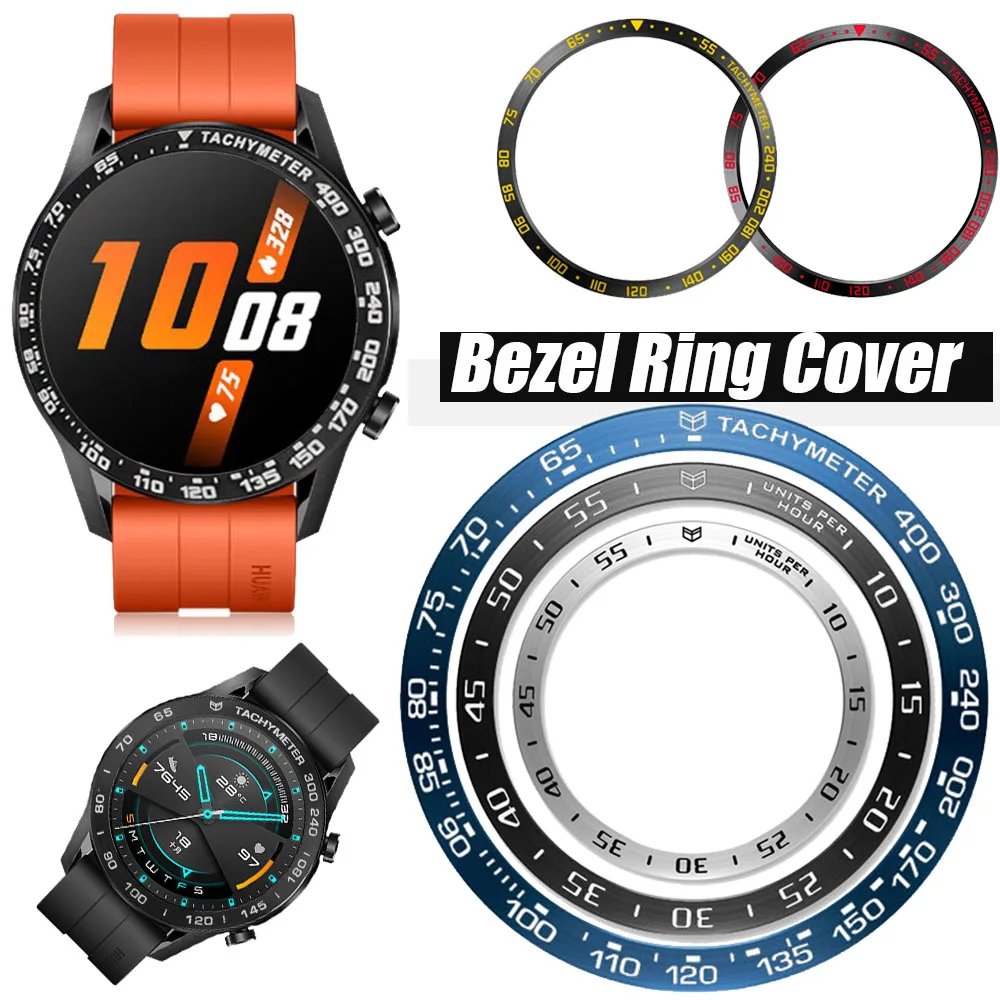 Ободок кольцо для Huawei Watch GT2 46 мм стальной dhesive чехол Samsung Galaxy мм/Gear S3 Frontier