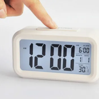 

Hot Sale Multifunction LED Digital Alarm Backlight Snooze Mute Calendar Desktop Electronic Desktop Mini Luminous Digital Clock