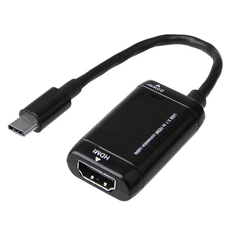 1080P USB-C Type C To HDMI Adapter Splitter USB 3.1 to Converter Cable Video Audio Male Female For Android Phone Tablet | Электроника