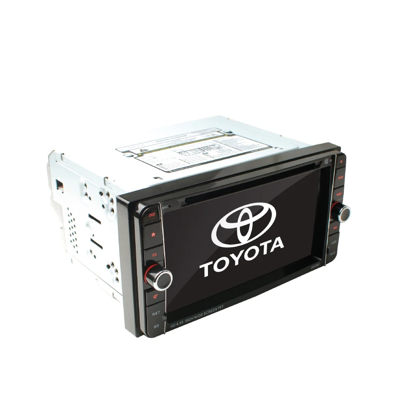 Fortuner порт Innova Toyota Rush DVD ресивер Toyota Avanza USB для SD автомобиля Hiace плеер с Vios Camry Bluetooth Corrola - Цвет: Standard