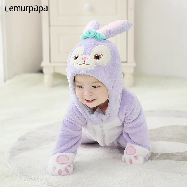 Acquista 0-3 anni Baby Animals Cosplay Kigurumis Tutina per bambini Anime  Cartoon Simpatico pigiama per bambini