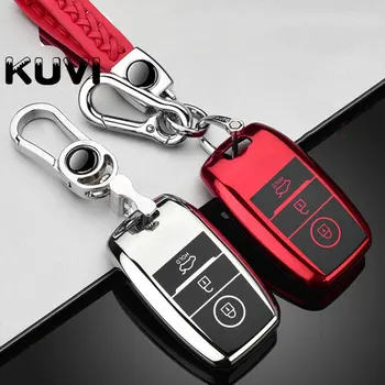

2020 Fashion Car Key Smart Case Cover Bag Keychain For Kia Rio K2 Ceed Sportage Soul Sorento Cerato Spectra Carens Accessories