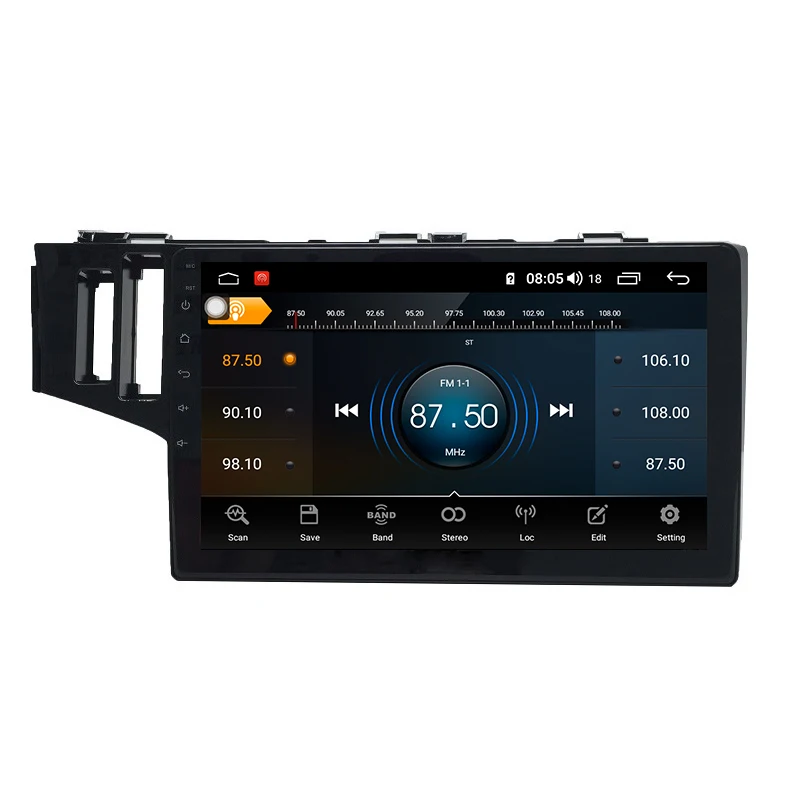 Best Fit/jazz Android 9.0 1 din Car Radio Audio Multimedia Video Player Navigation GPS for Honda Fit 2