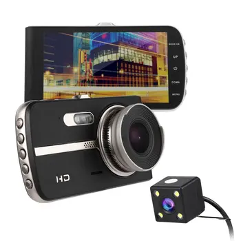 

170 Wide Angle Lens 4" IPS Display Breaking Rain & Fog Starlight Night Vision Full 1080P Car DVR Vehicle Data Recorder