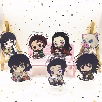

Anime Demon Slayer Kimetsu no Yaiba keychain Tanjirou Nezuko Tomioka Giyuu Kibutsuji Muzan Tsuyuri Kanawo acrylic key chain cute