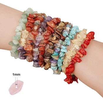 

Irregular Chips Stone Beads Gemstone Beads Kit Crystal Chip Beads Jewelry Making