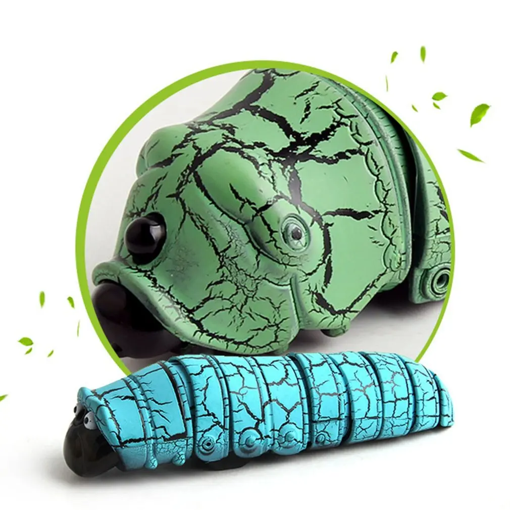 Забавные детские игрушки поддельные Caterpillar Дистанционное Управление Электрический шутки животных насекомые шутка страшные дети трюк Новинка хватит игрушка в подарок