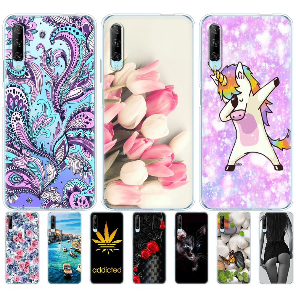 Силиконовый чехол для huawei y9s телефона y9 S задняя крышка etui coque бампер мягкий ТПУ 360