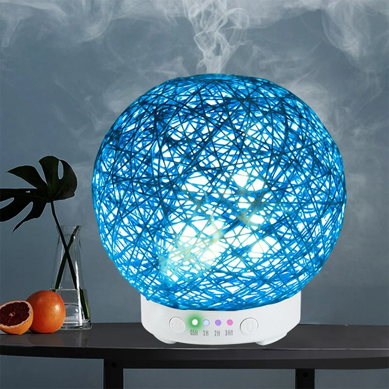

2020 New 120ml Aroma Essential Oil Diffuser Ultrasonic Air Humidifier Moon shape Mist Maker Fogger for Home Office